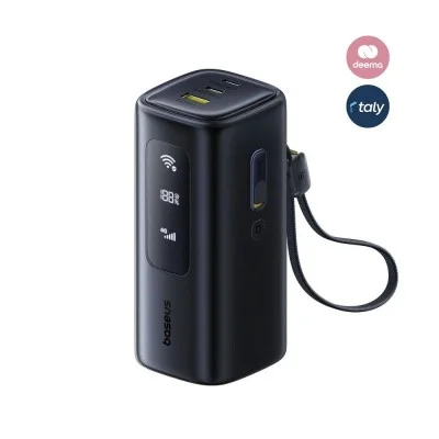 Baseus EnerGeek GX11 MiFi Power Bank 20000mAh 67W - Cosmic Black